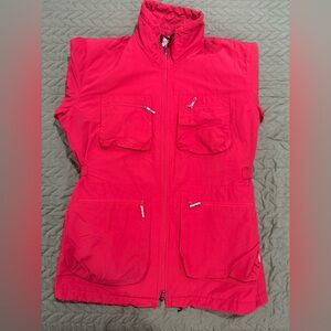 Burberry Vibrant Red Sleeveless Coat